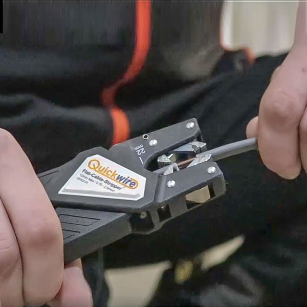 quickwire strippers being used by thomas nagy