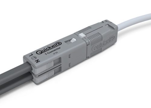 Quickwire T-Connector Plug & Socket Plugged In
