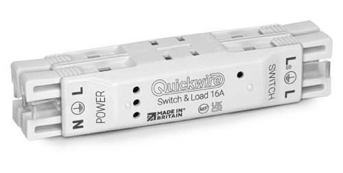 Quickwire Switch & Load three plate junction box