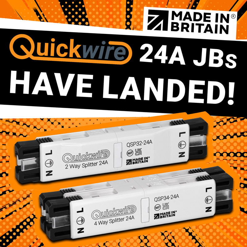 Quickwire launch 24A range for power applications Quickwire