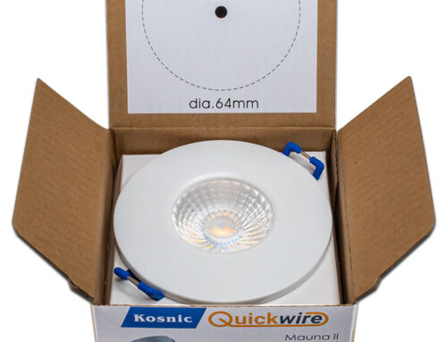 New Fire Rated Downlight from Quickwire/Kosnic Delivers Innovation and Flexibility